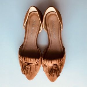 SUPER SUEDE SELINE D’ORSAY FLATS | WHISKEY | CL by LAUNDRY